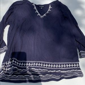 Blue Lucky Brand tunic